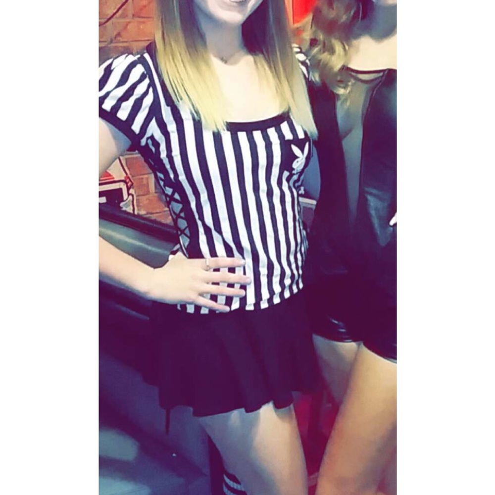 Playboy Referee Mini dress costume